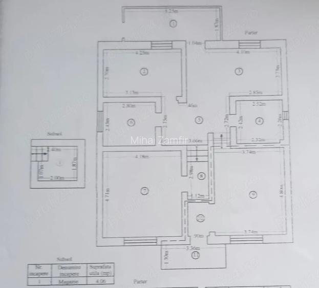 Vand apartament 3 camere, Str. Brandusa Nr. 35