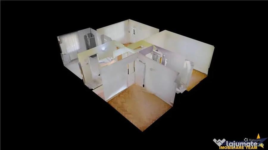 Apartament cu 3 camere decomandat în Calea București