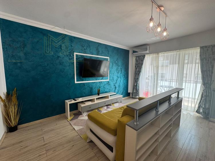 Apartament cu 2 camere semidecomandat, mobilat în Semicentral