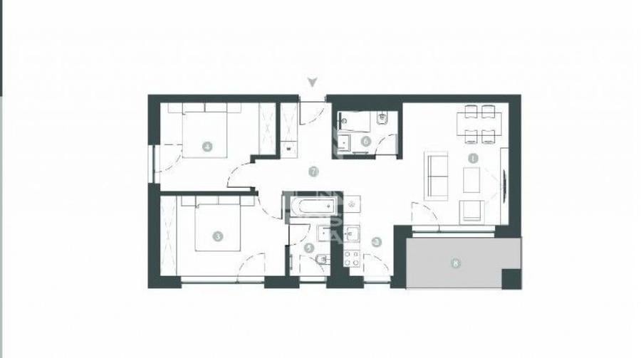 Apartament cu 3 camere decomandat în Elisabetin