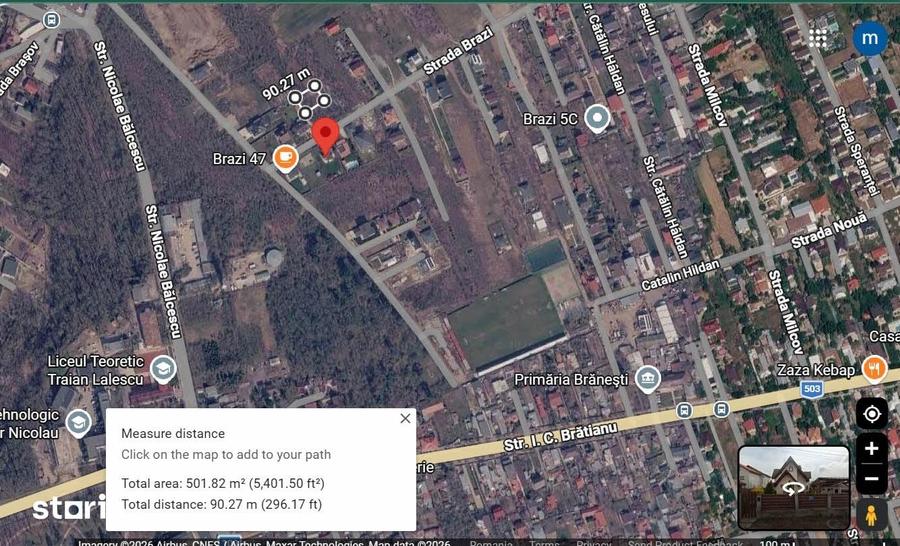 Vand teren intravilan in localitatea Branesti - 2