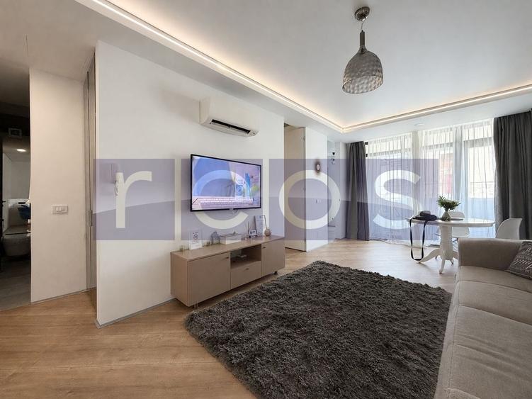 Apartament cu 2 camere semidecomandat, mobilat în Floreasca