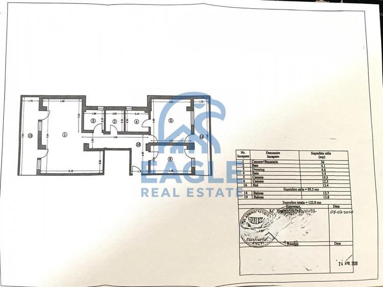 Apartament cu 3 camere decomandat, mobilat în Mamaia