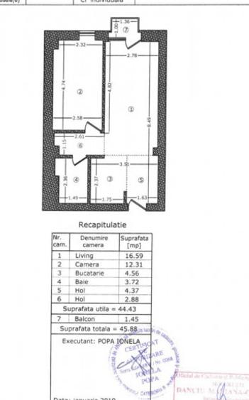 Apartament cu 2 camere semidecomandat, mobilat în Aviației