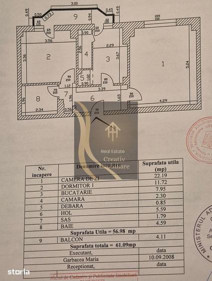 Apartament cu 2 camere în Iancului