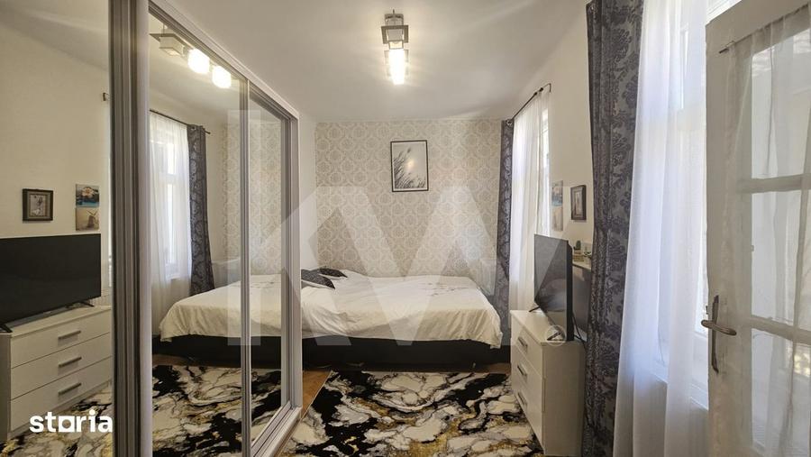 Apartament cu 2 camere, mobilat în Central