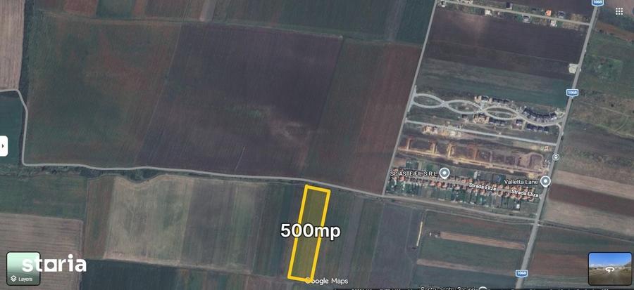 Teren de 500 mp, în Șura Mică