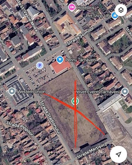 Teren ultracentral - 17900 mp Tarnaveni - 1