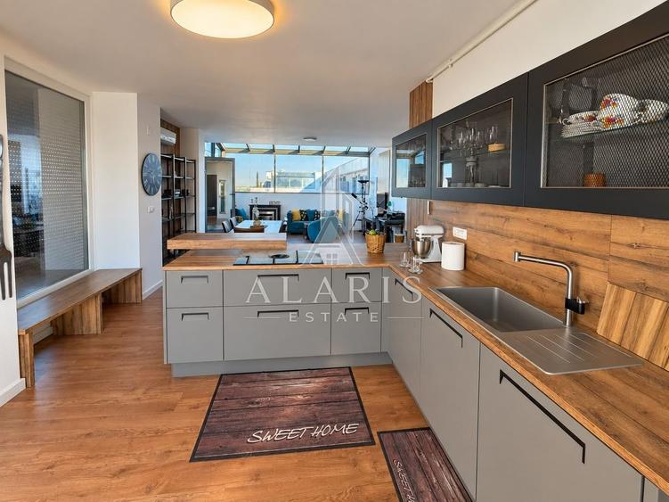 Apartament cu 3 camere semidecomandat, mobilat în Torontalului
