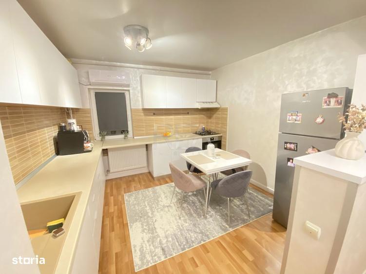 Apartament cu 3 camere decomandat, mobilat în Rahova