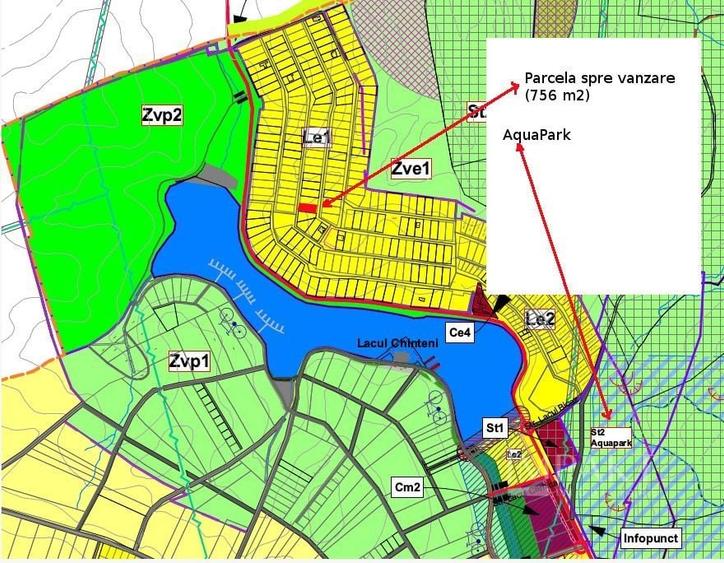 Teren agricol intravilan de 756 mp, în Chinteni