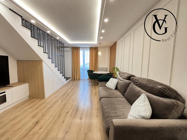 Apartament cu 3 camere decomandat, mobilat în Cișmigiu