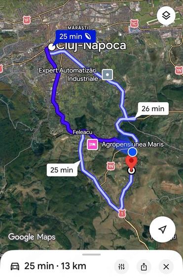 Teren de 1500 mp, în Feleacu