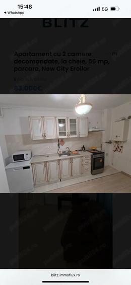 Apartament cu 2 camere decomandat în Florești