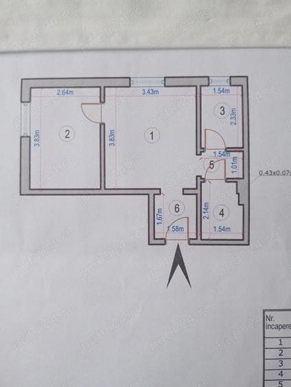 Apartament cu 2 camere semidecomandat în Drumul Taberei
