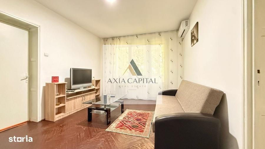Apartament cu 2 camere semidecomandat, mobilat în Jiului