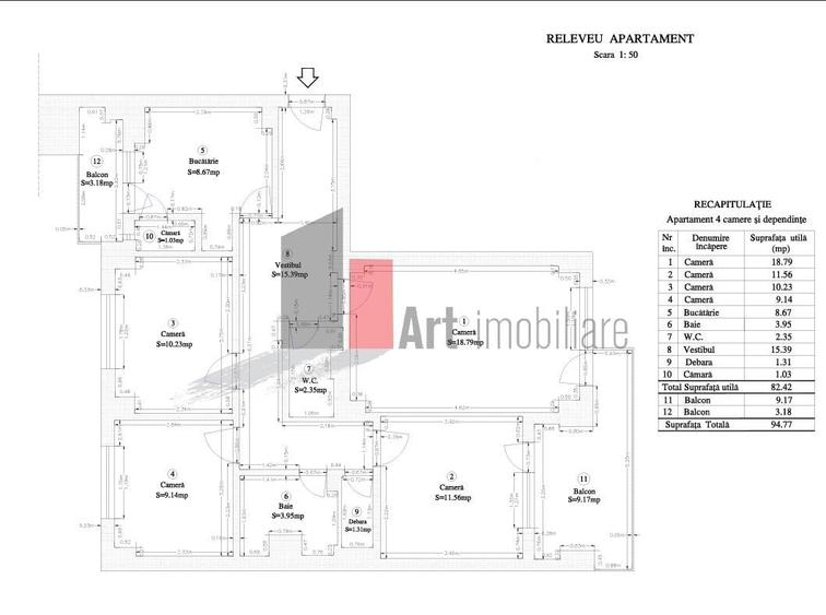 Apartament cu 4 camere decomandat în Lacul Tei
