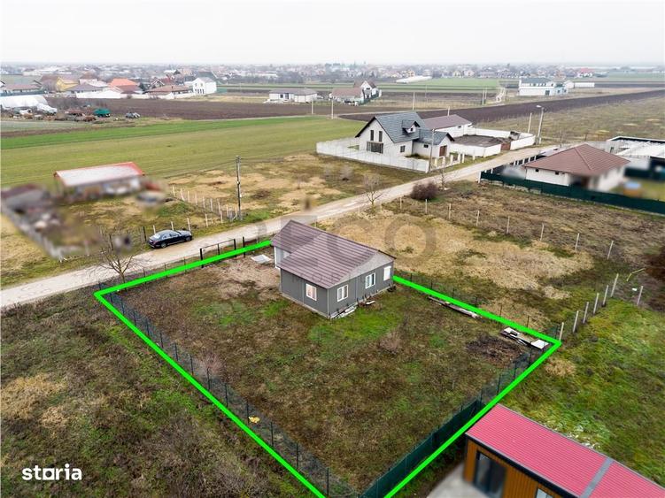 Casă cu 3 camere cu Teren 586 Mp în Livada de Bihor