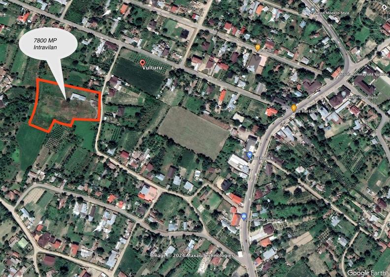 Teren Construcții intravilan de 7800 mp, în Vulturu