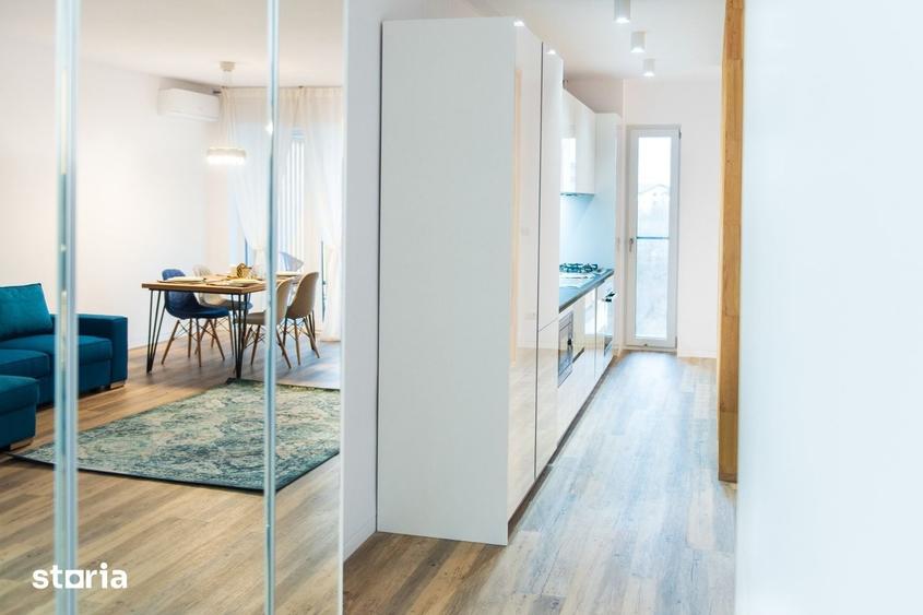 Apartament de 2 camere, 2 bai, parcare, terasa cu vedere spre lac, Pip - 7