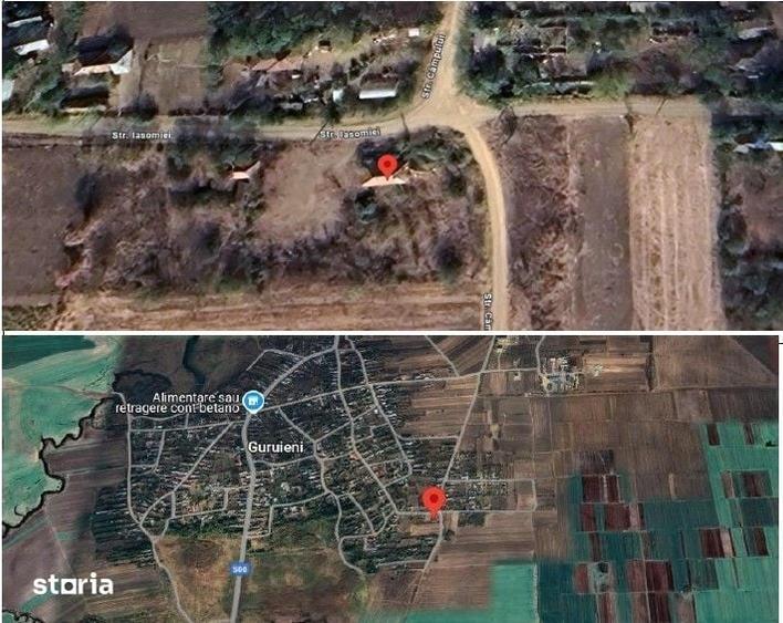 Casă cu 2 camere cu Teren 1691 Mp în Măgura