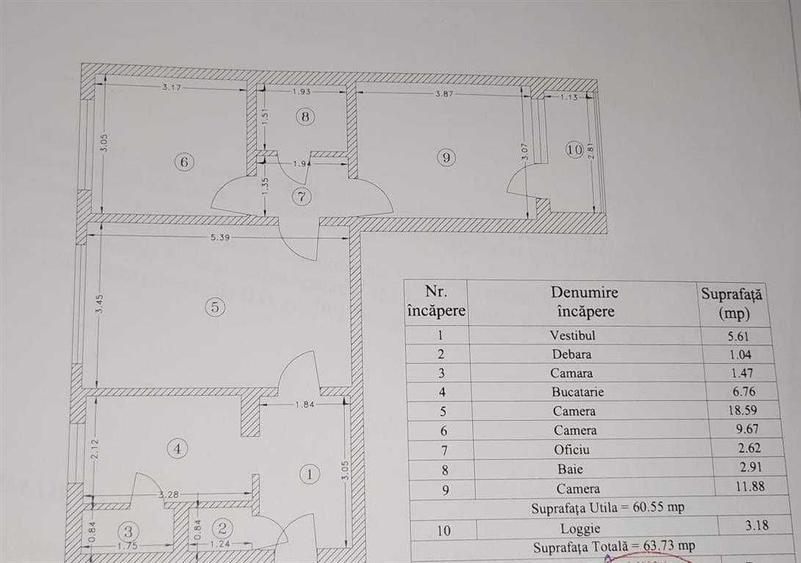 Apartament 3 camere in bloc reabilitat, Raul Doamnei, Drumul Taberei - 1