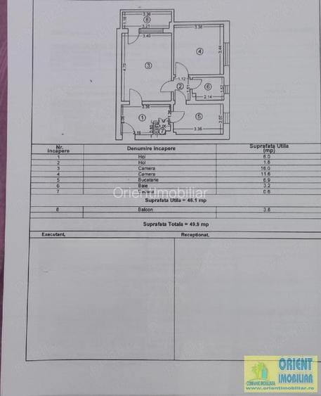 Scoala 8, de vanzare apartament 2 camere
