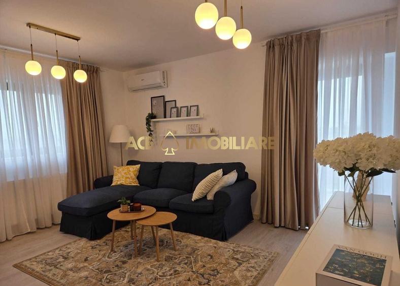 Apartament cu 2 camere decomandat, mobilat în Industriilor
