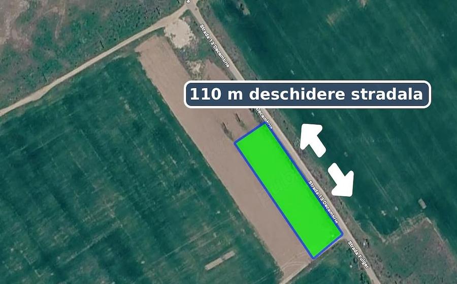 Teren Intravilan Premium 2.500 mp in Bragadiru Deschidere 110m, Ideal Proiect Reziden?ial - 1