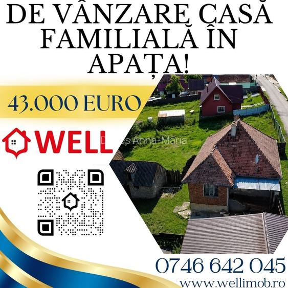 De vânzare casă familială în Apața!