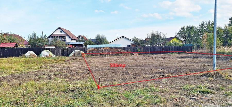 Teren Construcții intravilan de 506 mp, în Bod