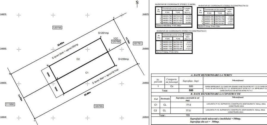 Duplex cu 4 camere cu Canalizare în Ostratu