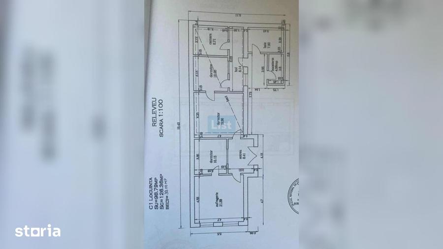 Casă cu 4 camere cu Teren 177 Mp în Central