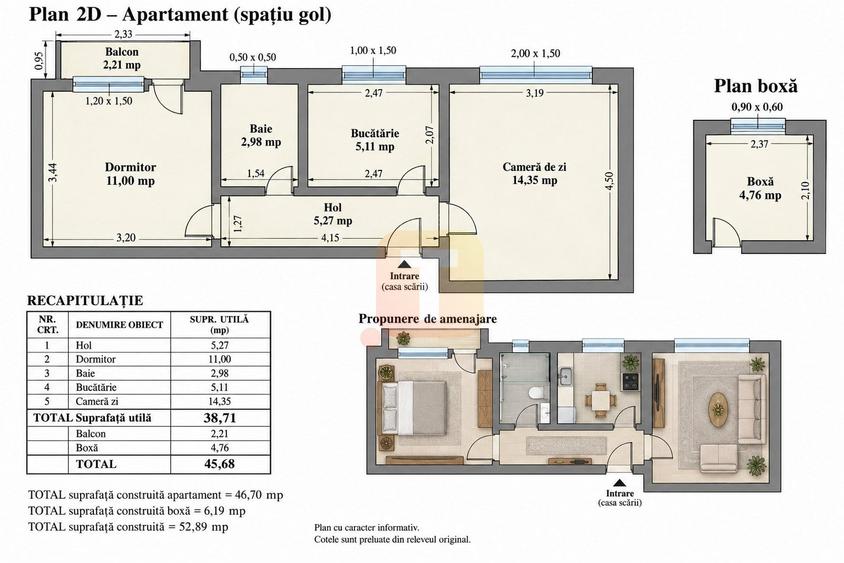 Apartament cu 2 camere decomandat în Dărmănești