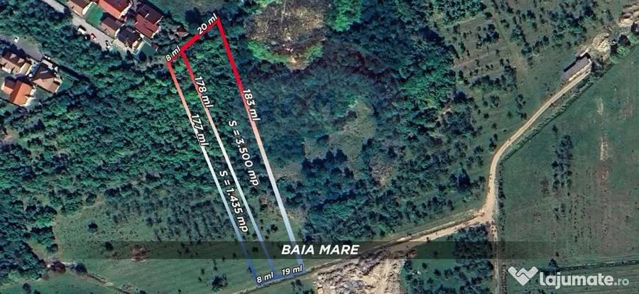 Teren 4,935mp Baia Mare / zona Dura - 2