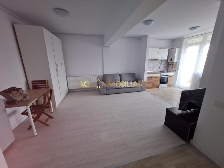 Apartament cu 2 camere semidecomandat, mobilat în Popești-Leordeni