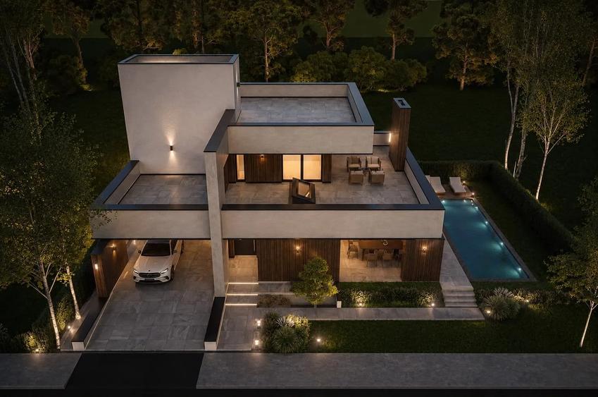 Casă individuală cu 5 camere cu Teren 545 Mp în Pipera