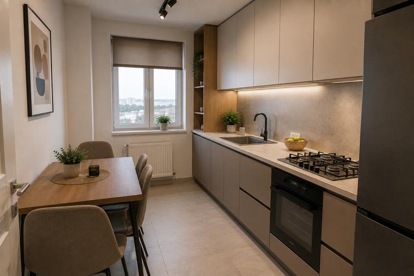 Apartament 2 camere cu balcon, 58,40 mp,  acces rapid catre Bucuresti - 3