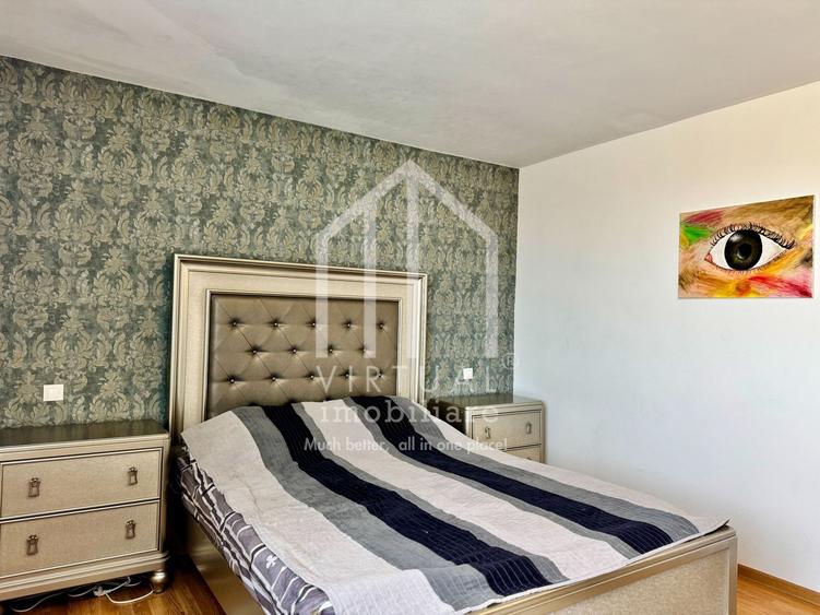 Apartament cu 3 camere semidecomandat, mobilat în Terezian