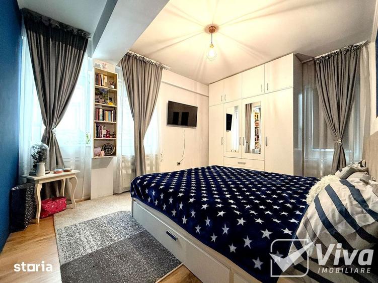 Apartament cu 3 camere semidecomandat, mobilat în Podu Roș