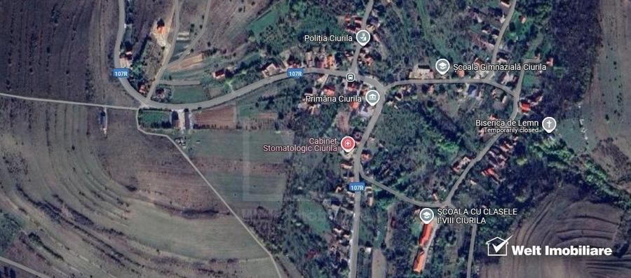 Teren Construcții intravilan de 1000 mp, în Ciurila