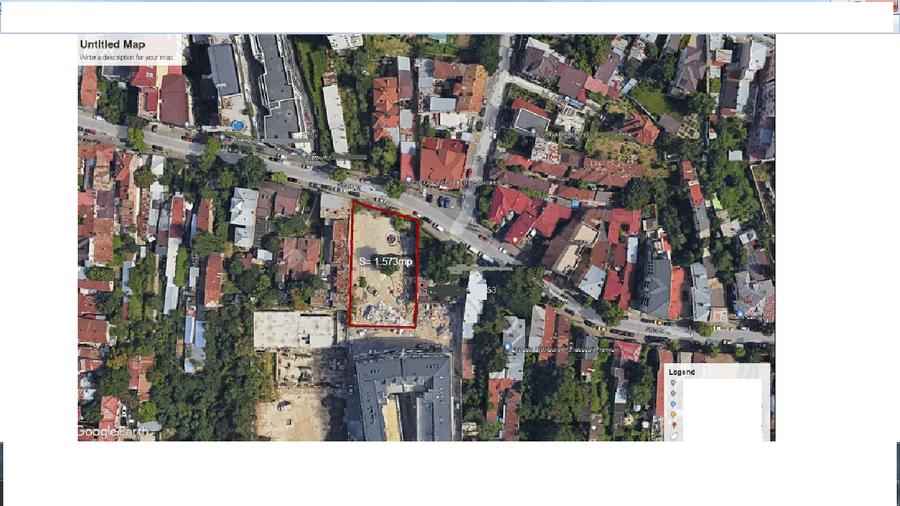 Teren Construcții intravilan de 1573 mp, în Cotroceni