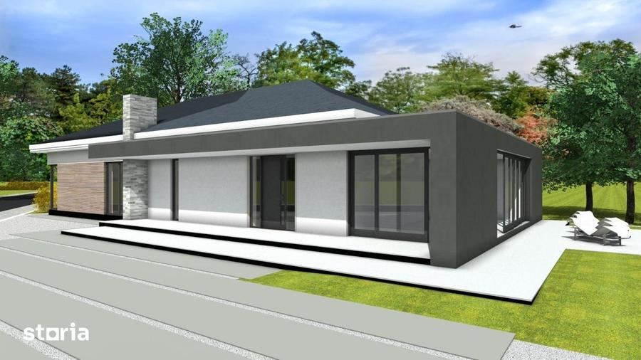 Casă cu 4 camere cu Teren 1680 Mp în 6 Vânători
