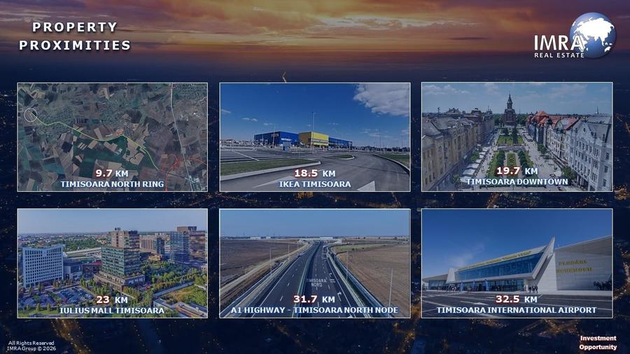Teren Construcții extravilan de 24105 mp, în Becicherecu Mic