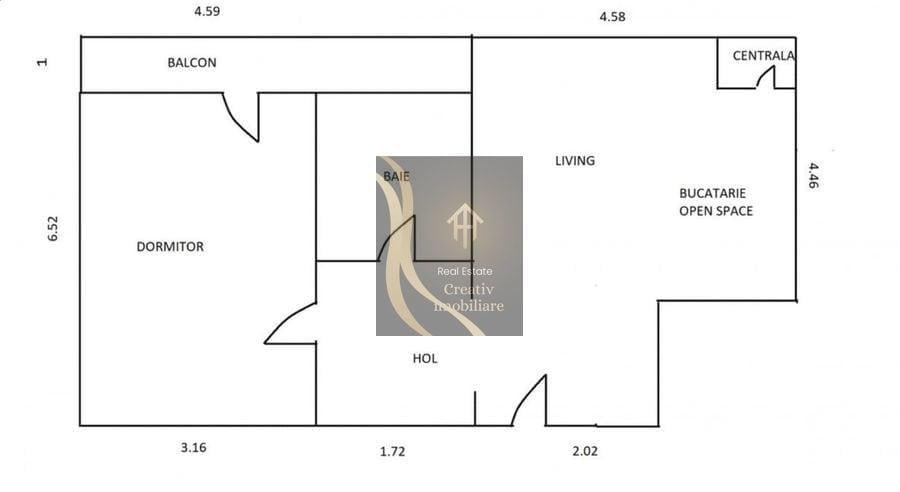 Apartament cu 2 camere decomandat în Drumul Taberei