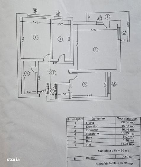 Apartament 90 mp, 3 camere, 2 bai si parcare inclusa Muzeul Apei - 7