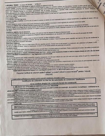 Teren Construcții intravilan de 6459 mp, în Sud-Vest
