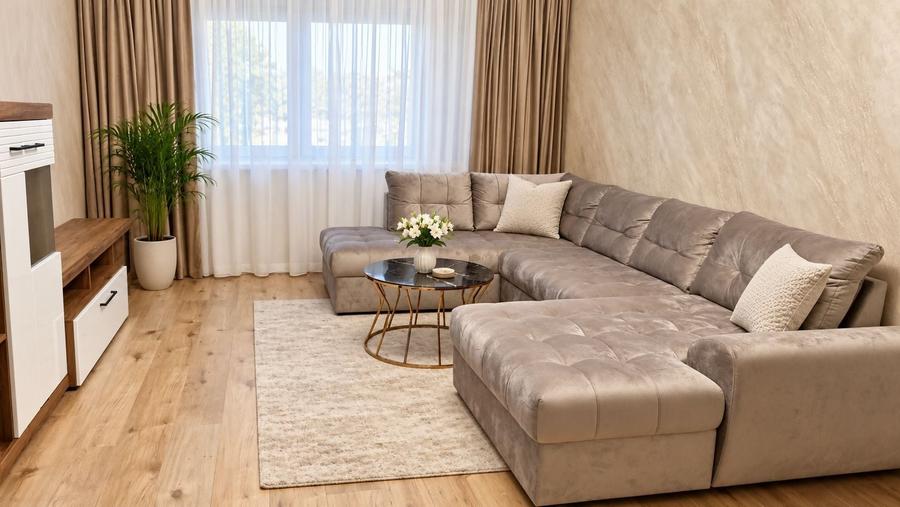 Apartament cu 3 camere semidecomandat în Băneasa