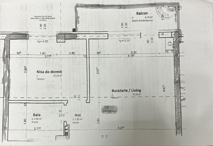 Apartament cu 2 camere decomandat în Florești