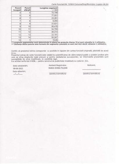 Teren de 3299 mp, în Lugașu de Jos